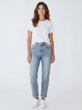 Jeans Mom Fit con Strass "Starlight"