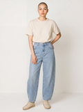 Jeans Balloon con Strass Luminosi