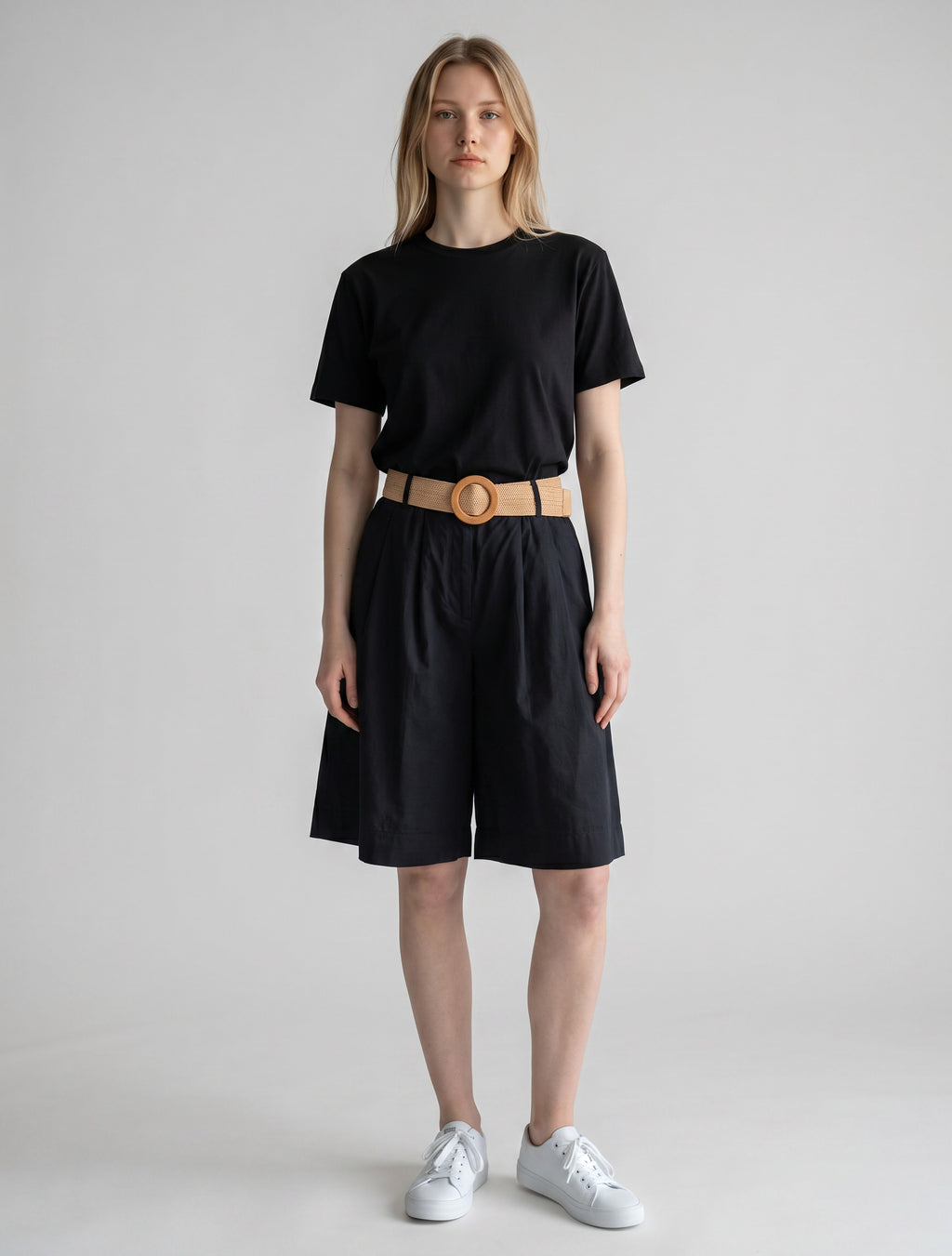 Bermuda Donna in Cotone Elasticizzato