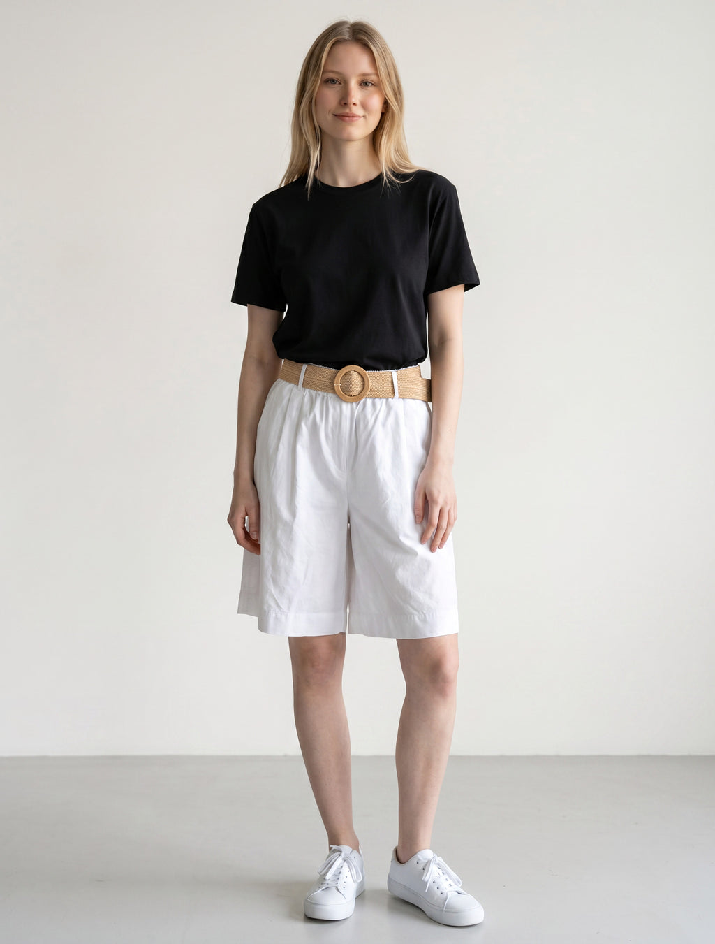 Bermuda Donna in Cotone Elasticizzato