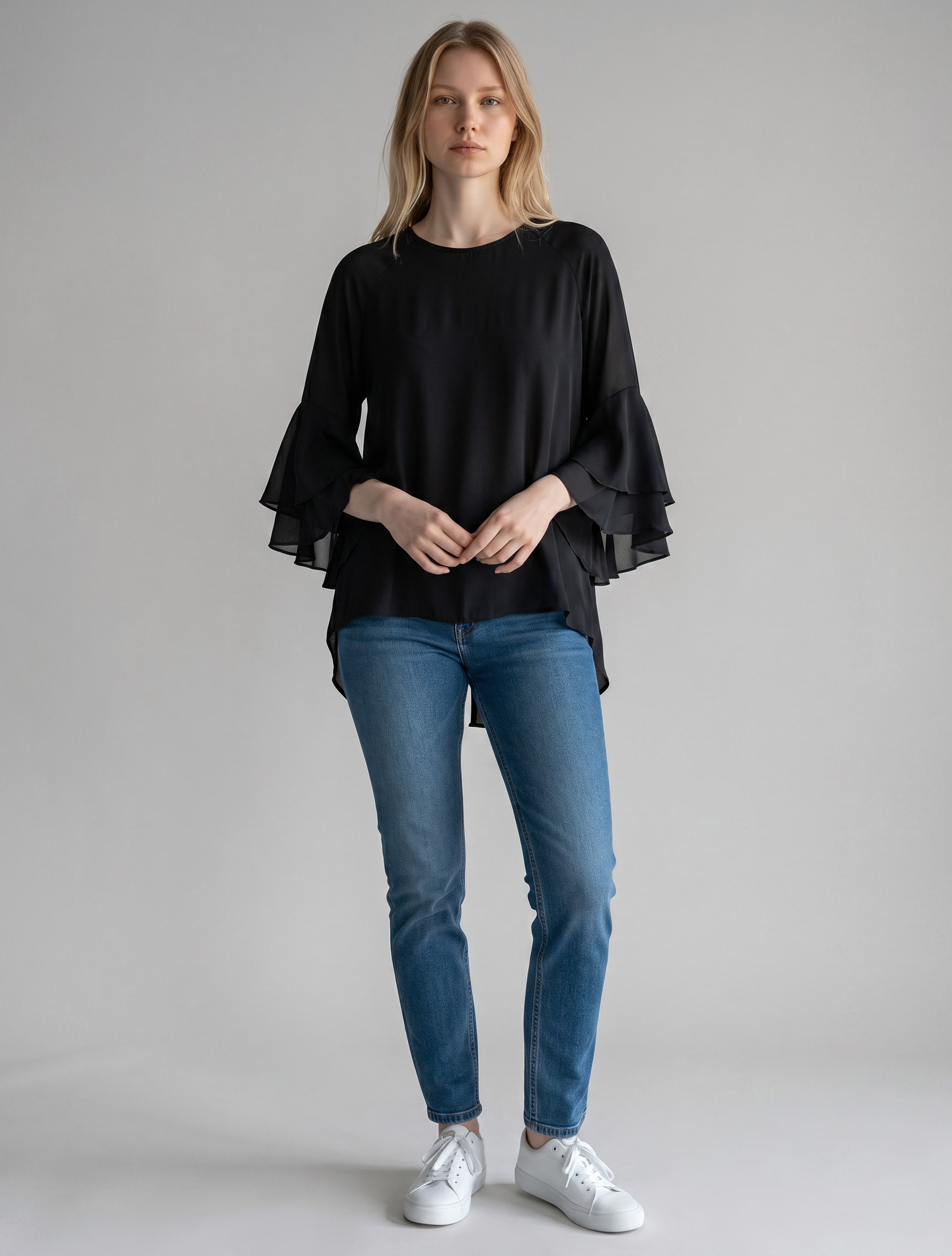 Blusa Fluida a campana