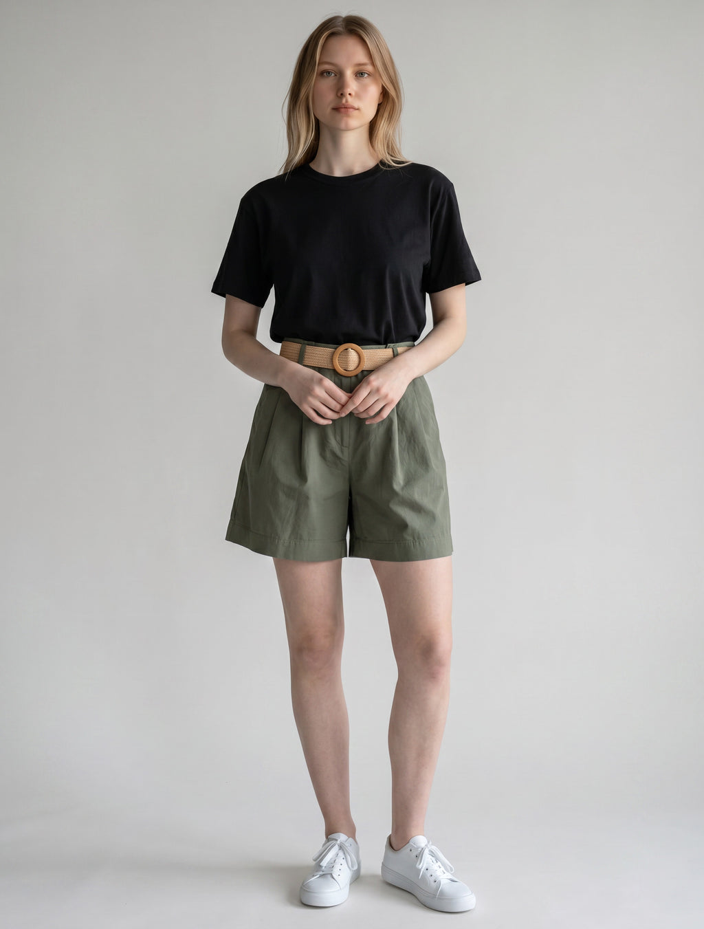 Bermuda Donna in Cotone Elasticizzato