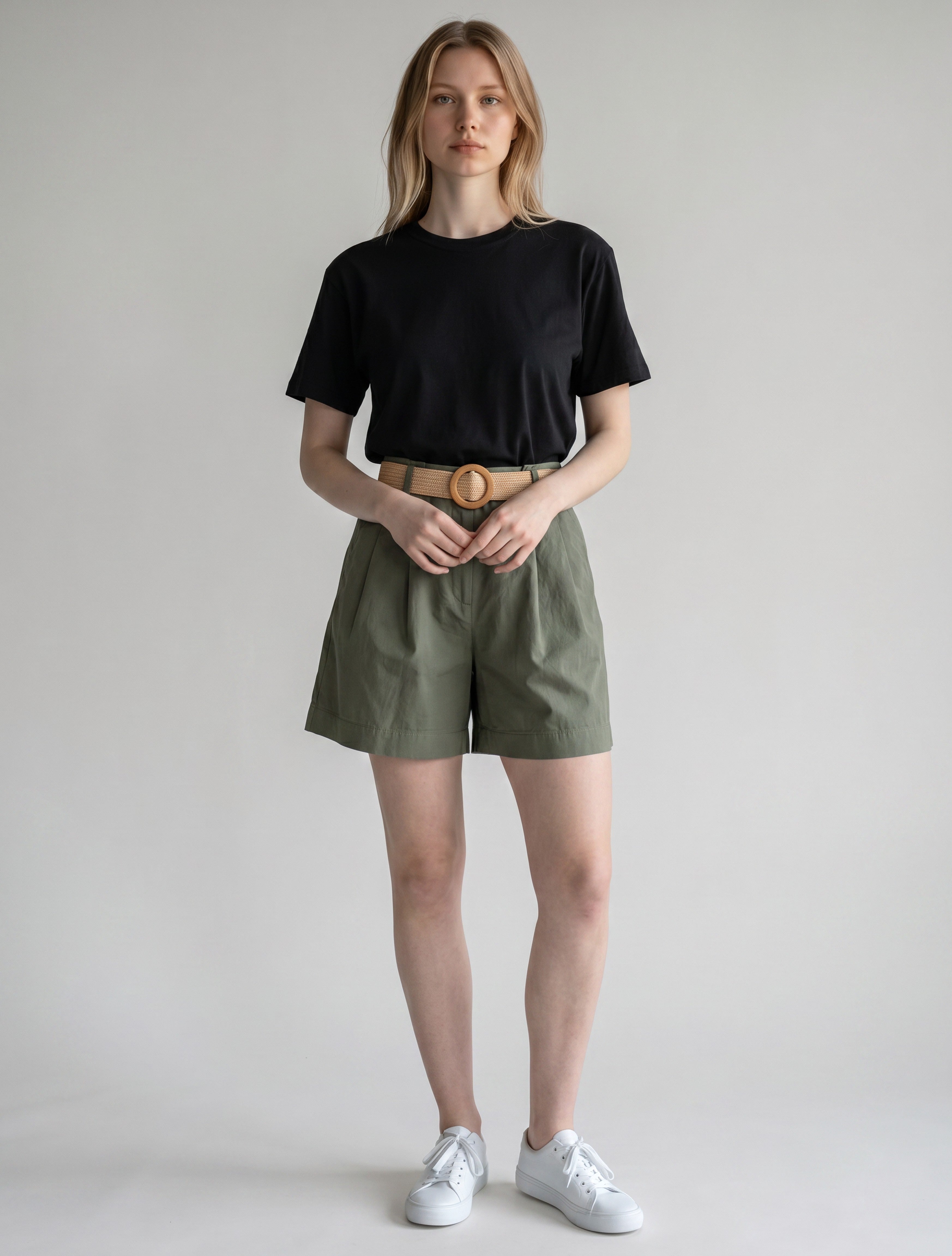 Bermuda Donna in Cotone Elasticizzato