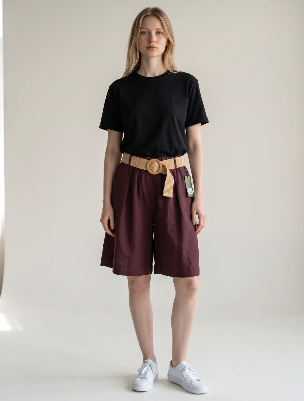 Bermuda Donna in Cotone Elasticizzato