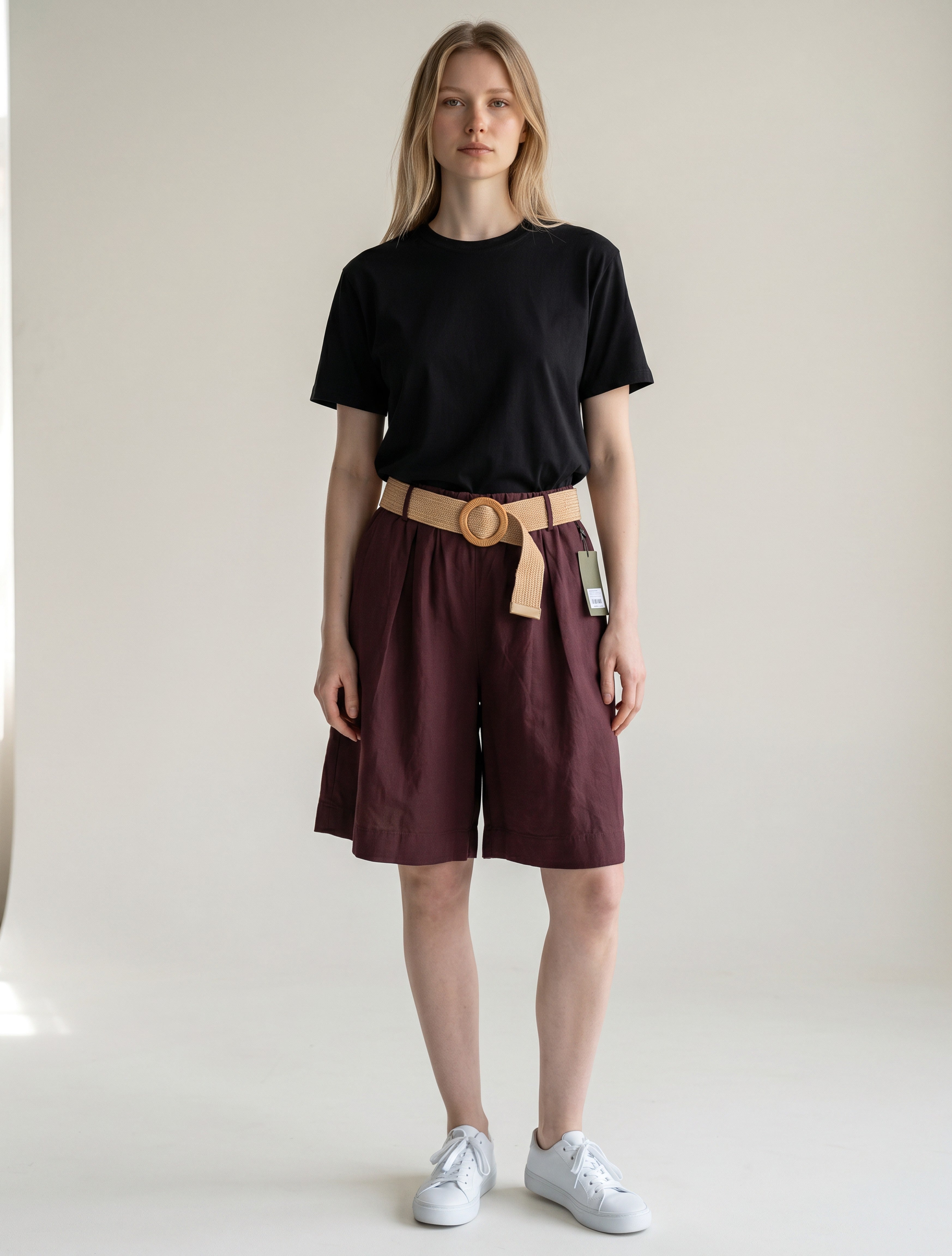 Bermuda Donna in Cotone Elasticizzato