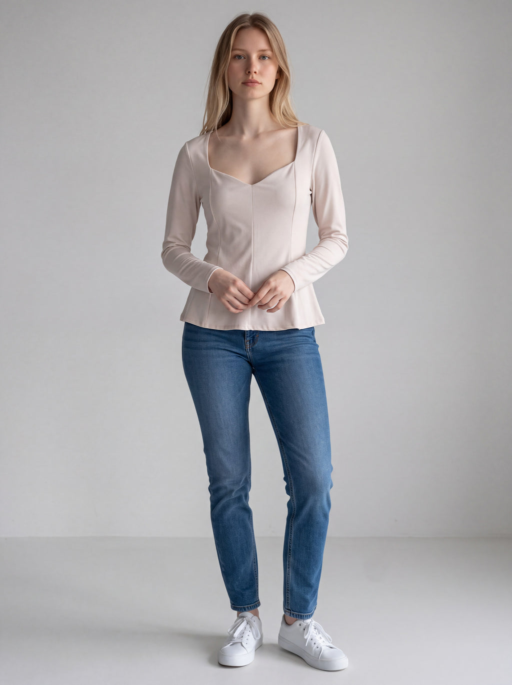 Blusa effetto buster