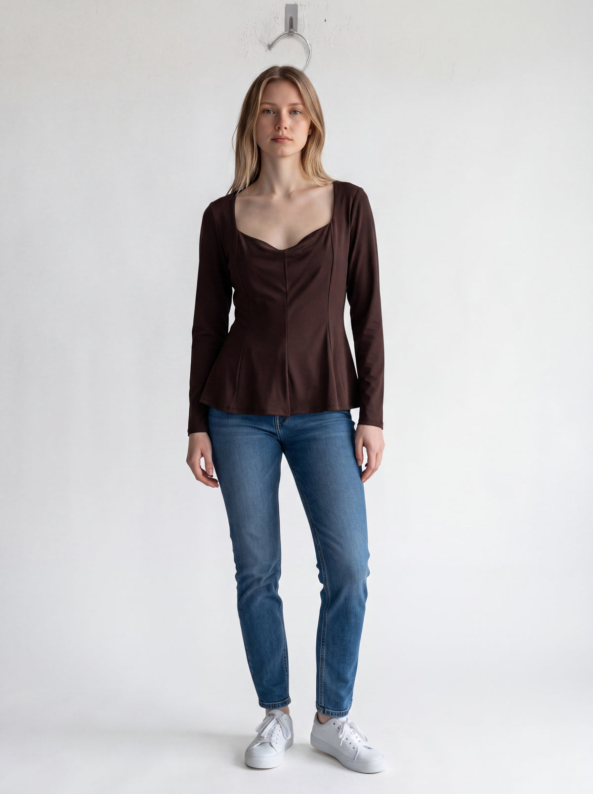 Blusa effetto buster