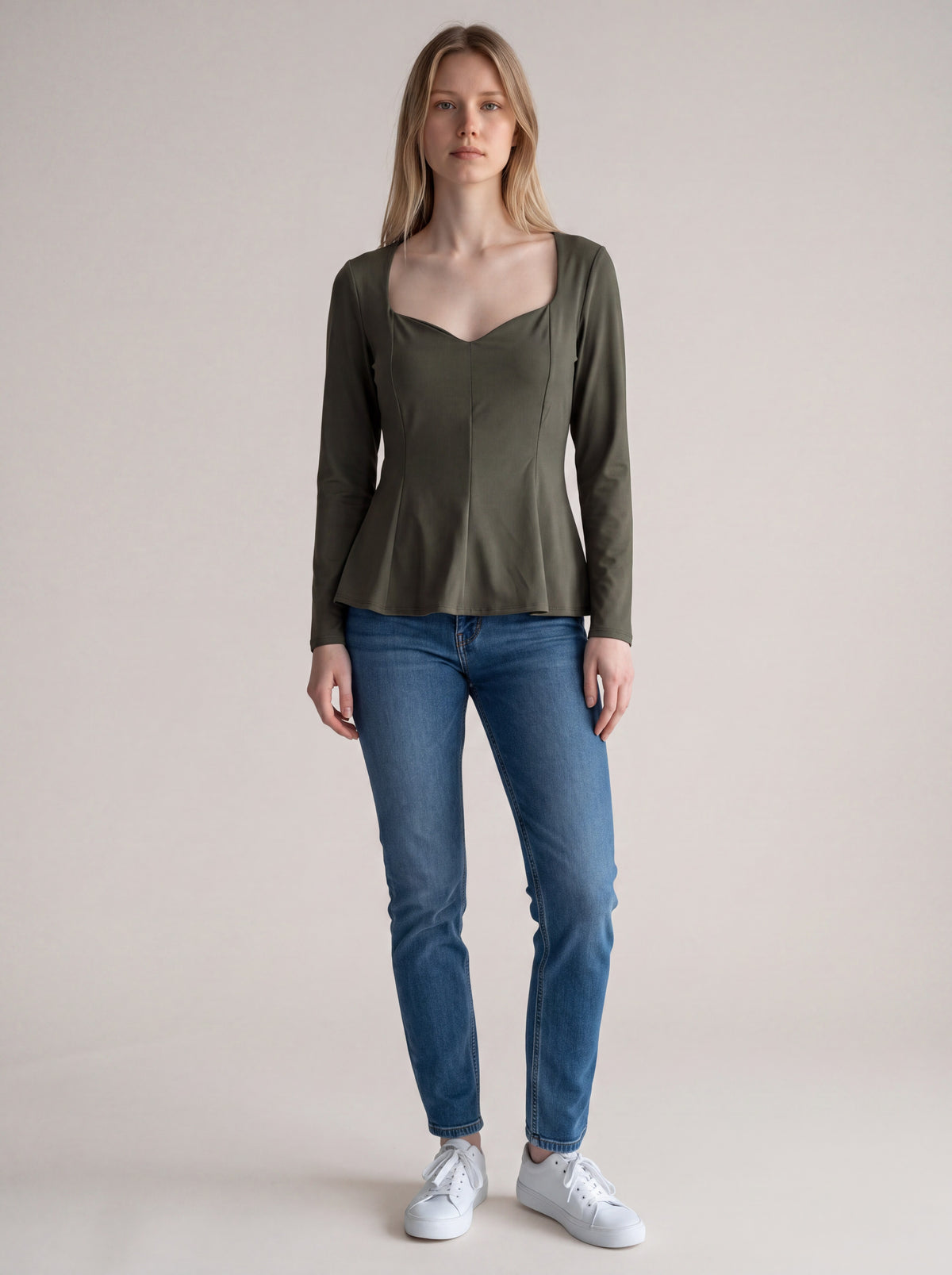 Blusa effetto buster