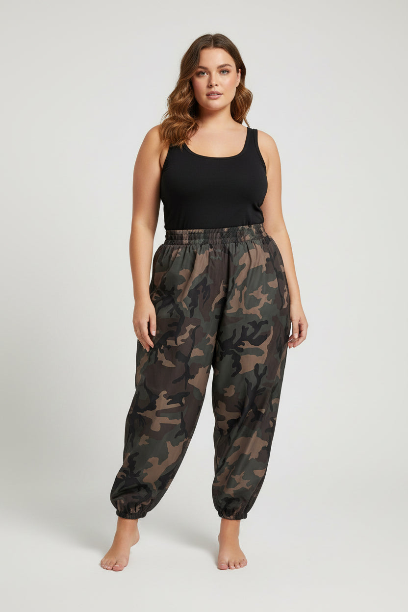 Pantalone Jogger Curvy Camouflage