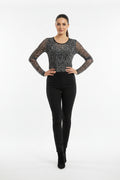 Blusa Trasparente "Vedo Non Vedo" Animalier
